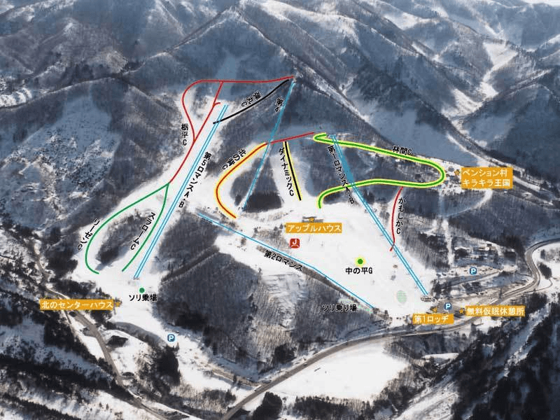 Zao Shichigasyuku ski resort