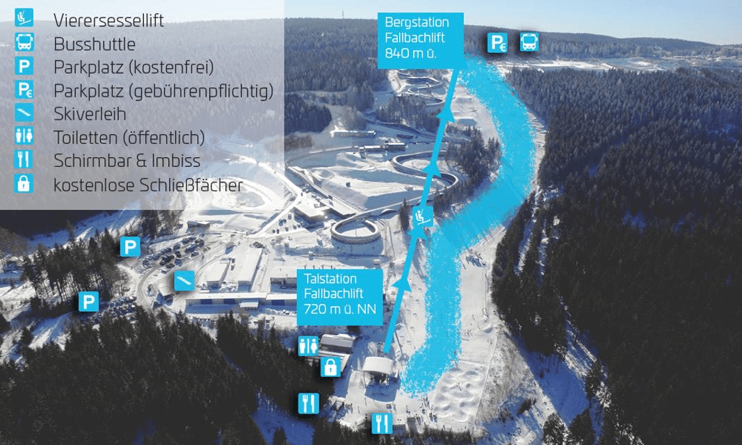 Dürre Fichte – Siegmundsburg ski resort