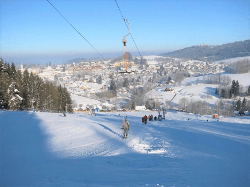 Lišák Stříbrná ski resort